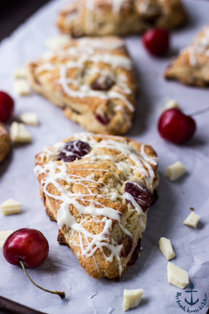 Chocolate Cherry Scones