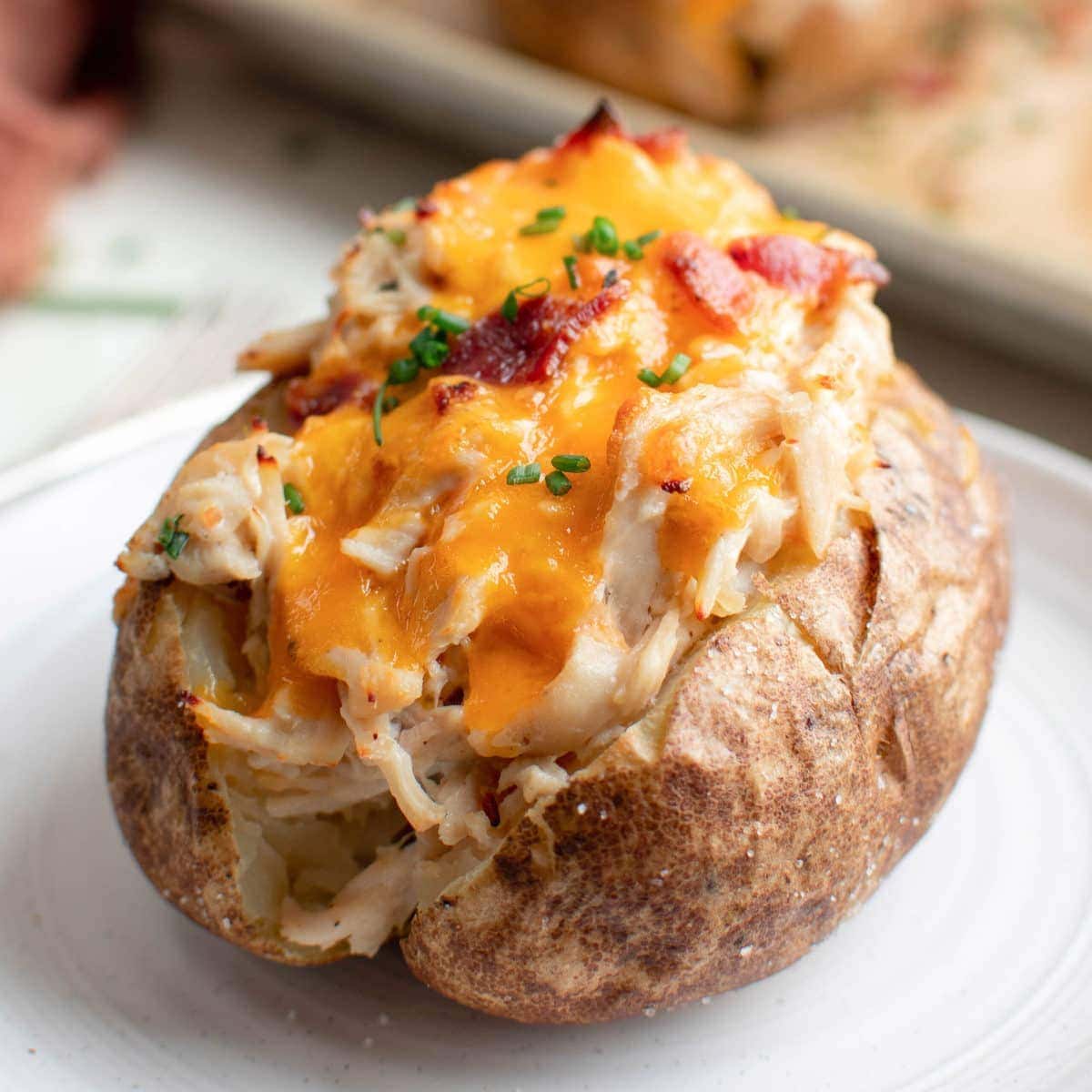 BBQ Stuffed Baked Potato