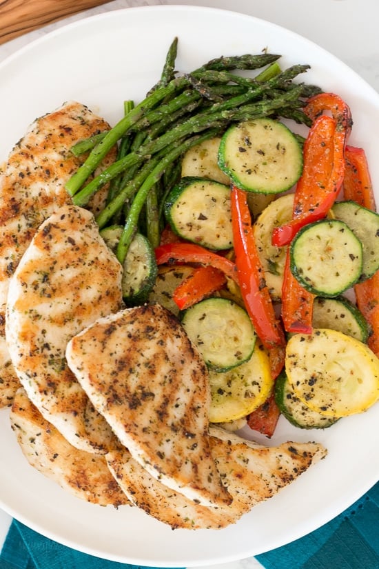 Grilled Chicken & Veggies