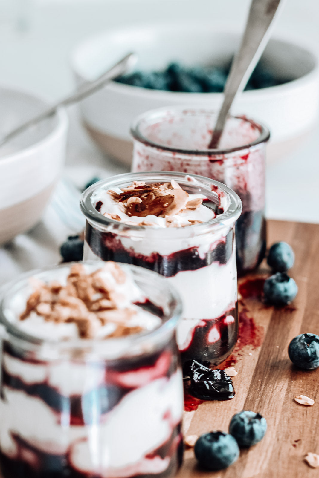 Lemon Blueberry Parfait w/ Muffin