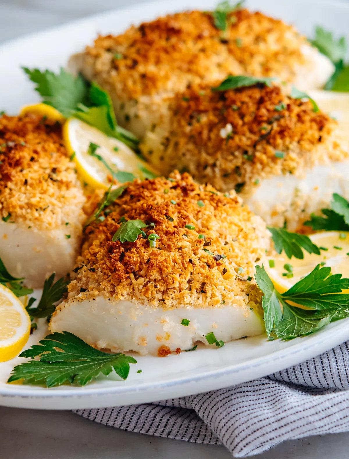 Parmesan Crusted Cod