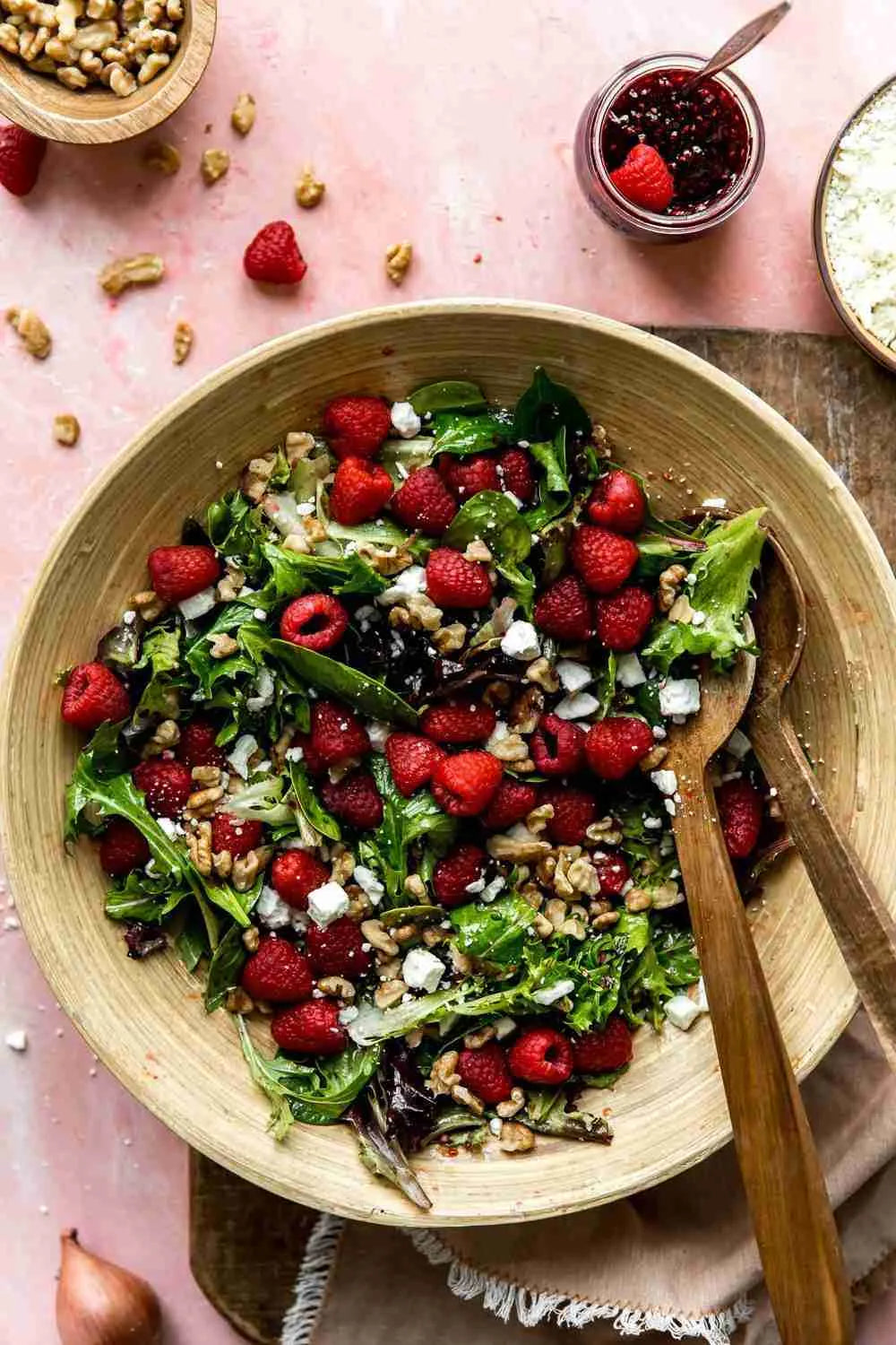 Raspberry Walnut Salad
