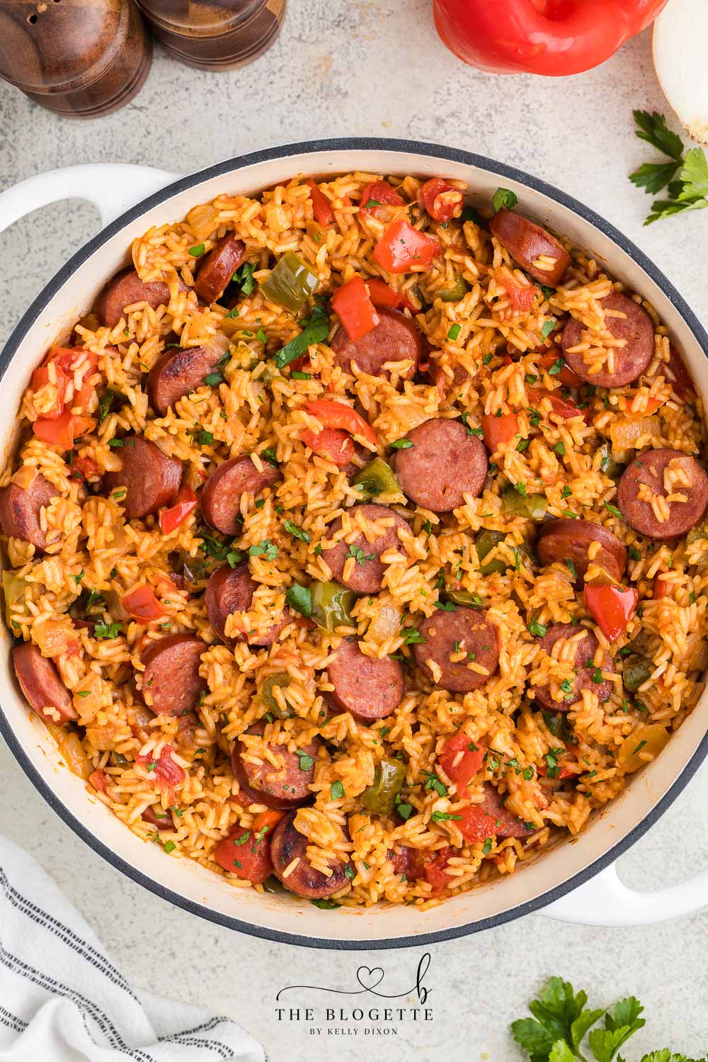 Sausage Pepper & Rice Bowl