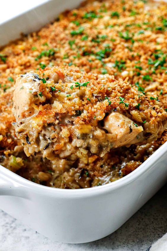 Chicken & WIld Rice Bake