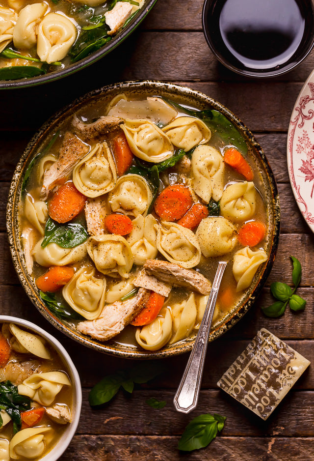 Chicken Tortellini Soup