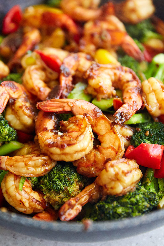 Grilled Shrimp & Veggies