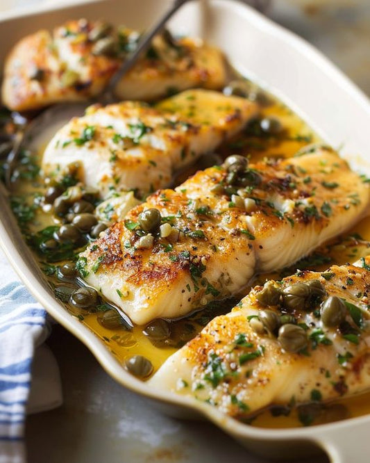 Mediterranean Baked Cod