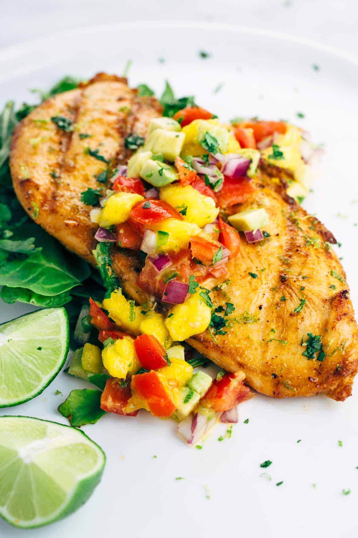 Tequila Lime Chicken w/ Mango Salsa